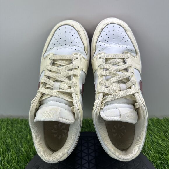 Nike Dunk Low Coconut Mauve Women Size 7 Cream White Shoes Sneakers DD1873-103 - Picture 5 of 9